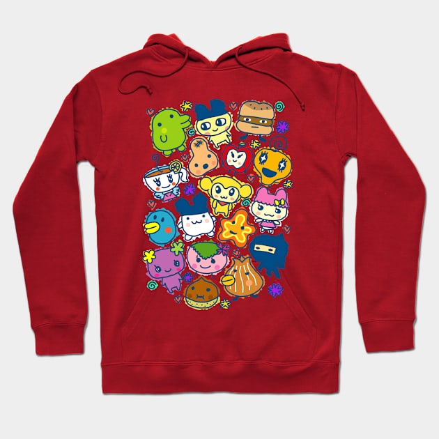 Tama Friends! Hoodie by JPIllustrations